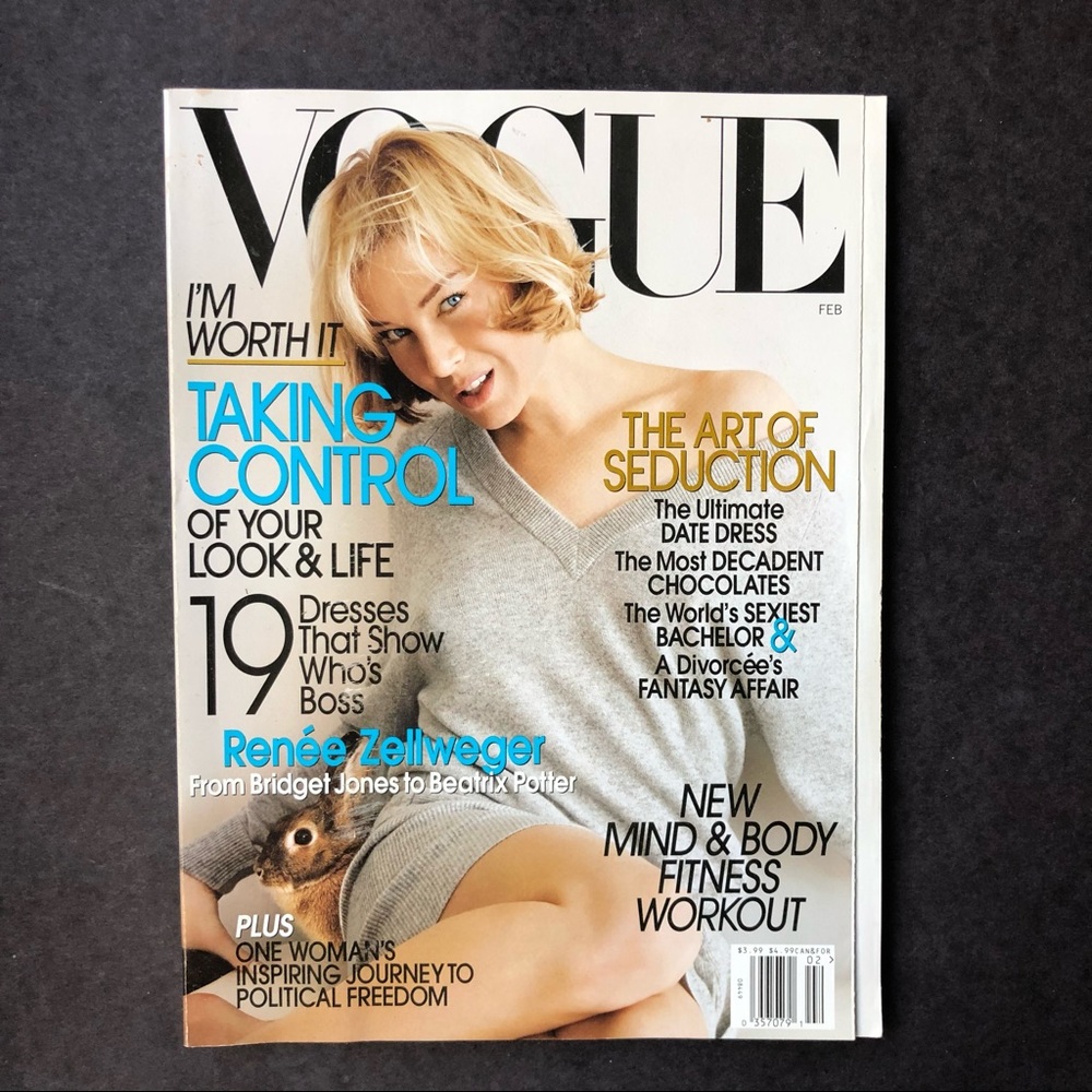 🇺🇸 VOGUE magazine February2007, Renee Zellweger